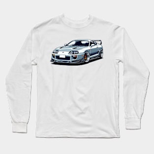 White Supra MK4 Long Sleeve T-Shirt